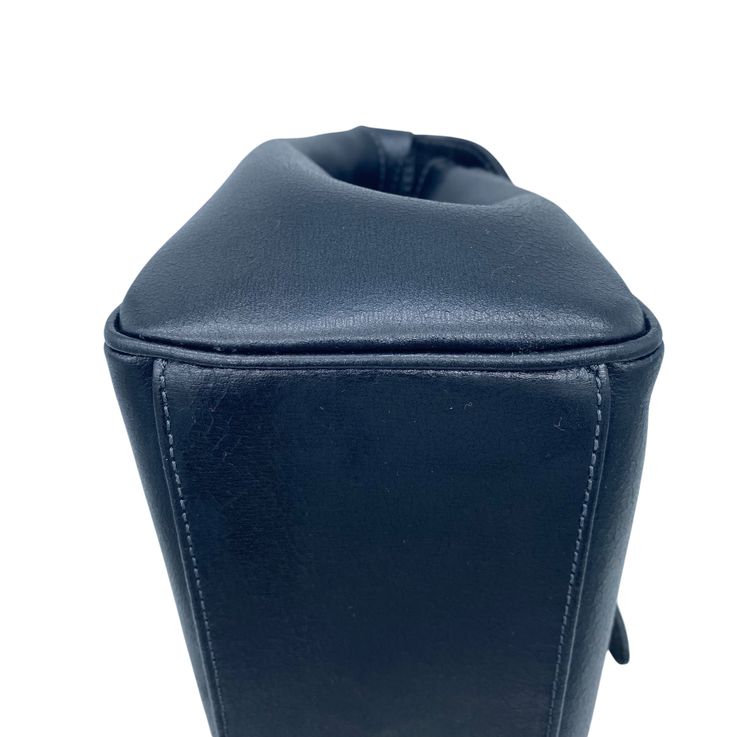 Sac Courrèges Paris Cuir Noir vintage