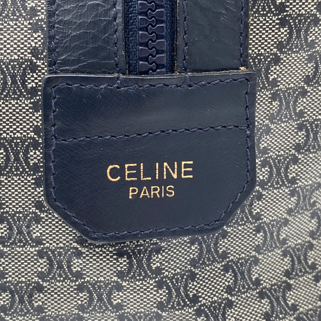Sac Céline Boston 25 Toile Macadam Noir