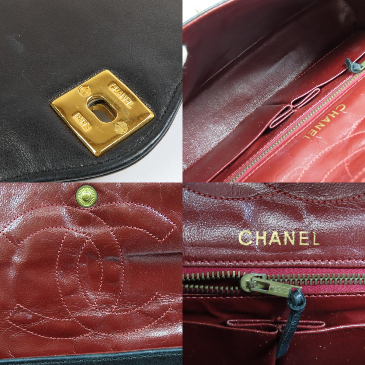 Sac Chanel Timeless Double Flap Cuir Matelassé
