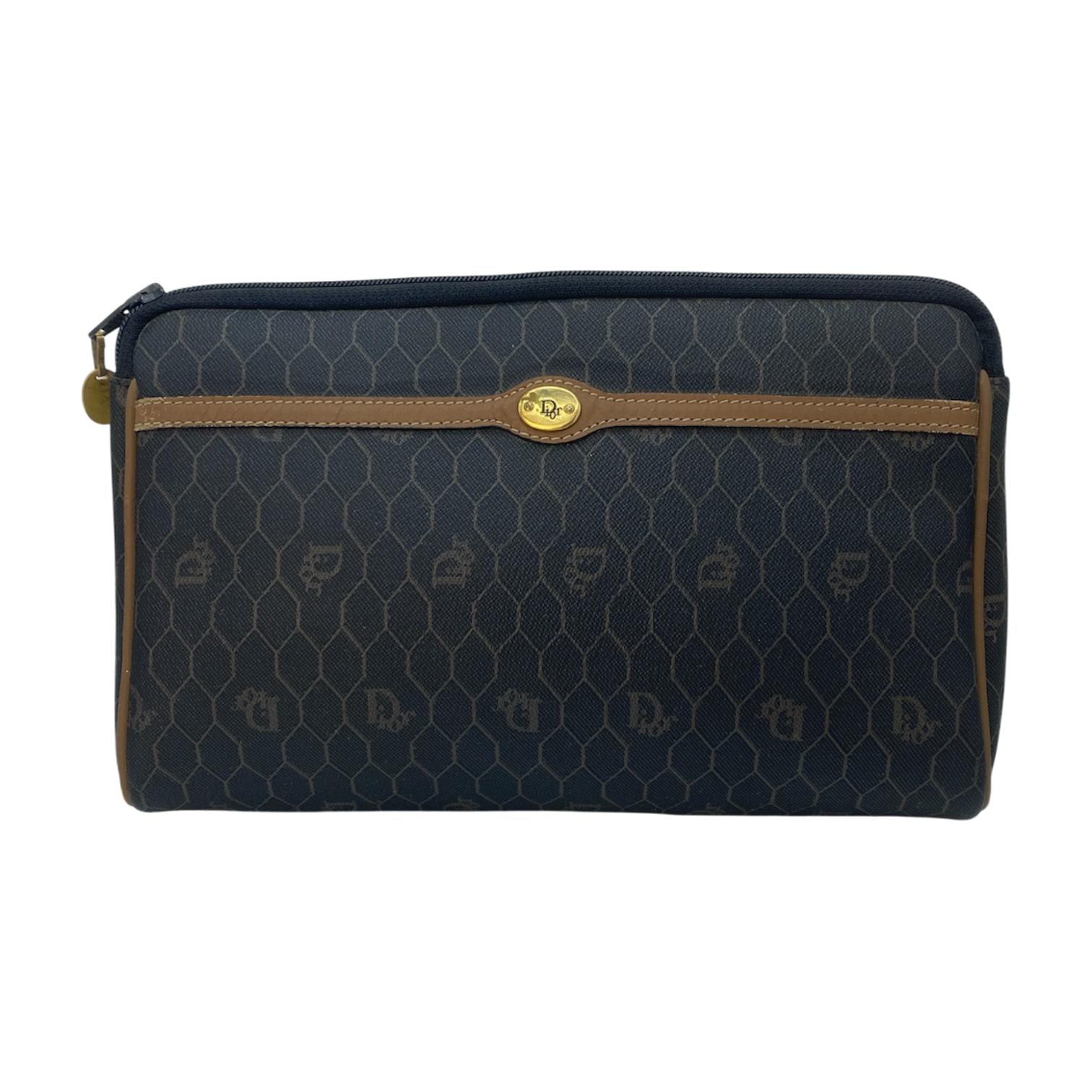 Pochette Christian Dior Motif Nid d'Abeille Vintage