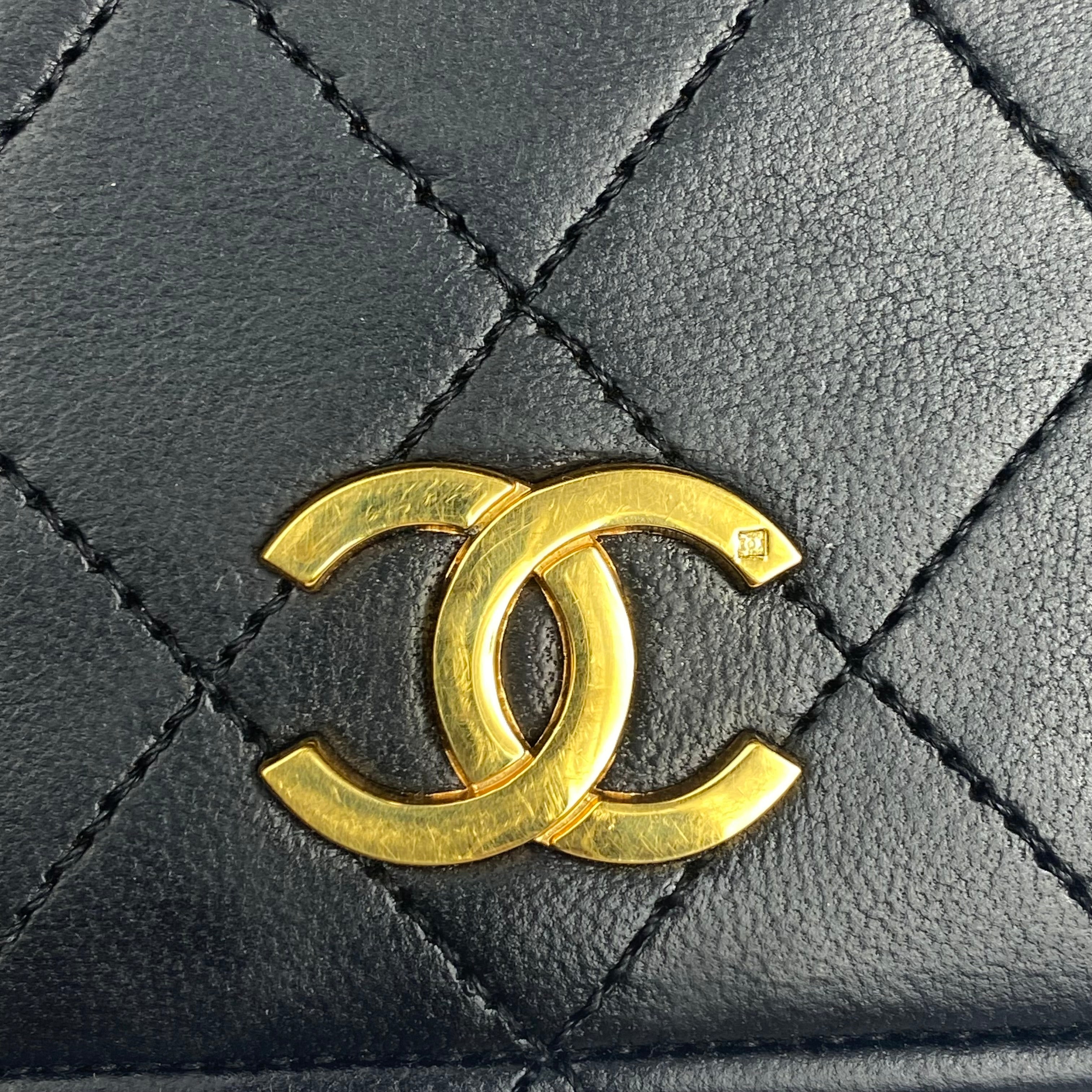 Chanel single flap 80s - certifié entrupy
