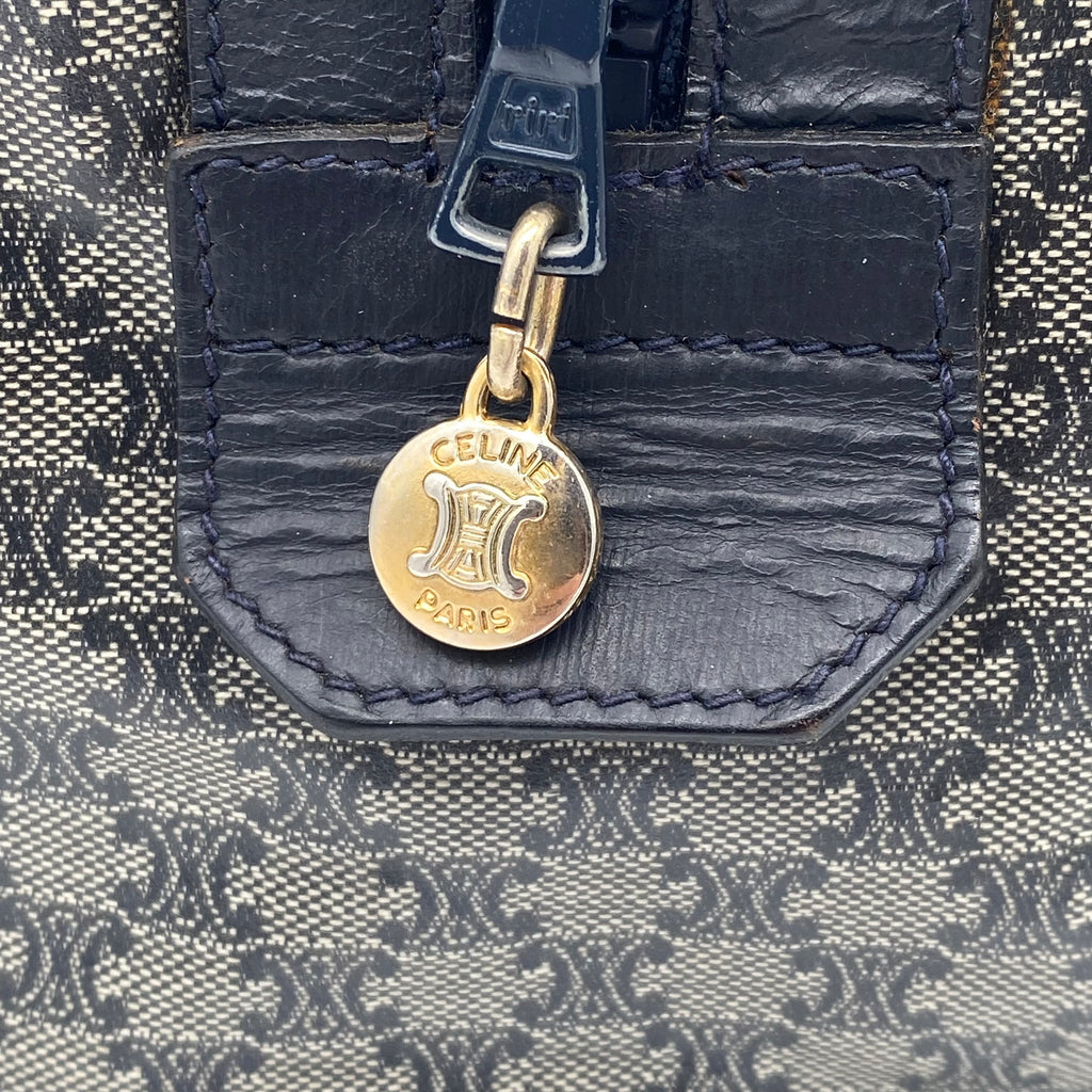 Sac Céline Boston 25 Toile Macadam Noir