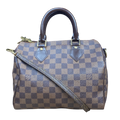 Sac Louis Vuitton Speedy 25 Bandoulière Damier Ébène