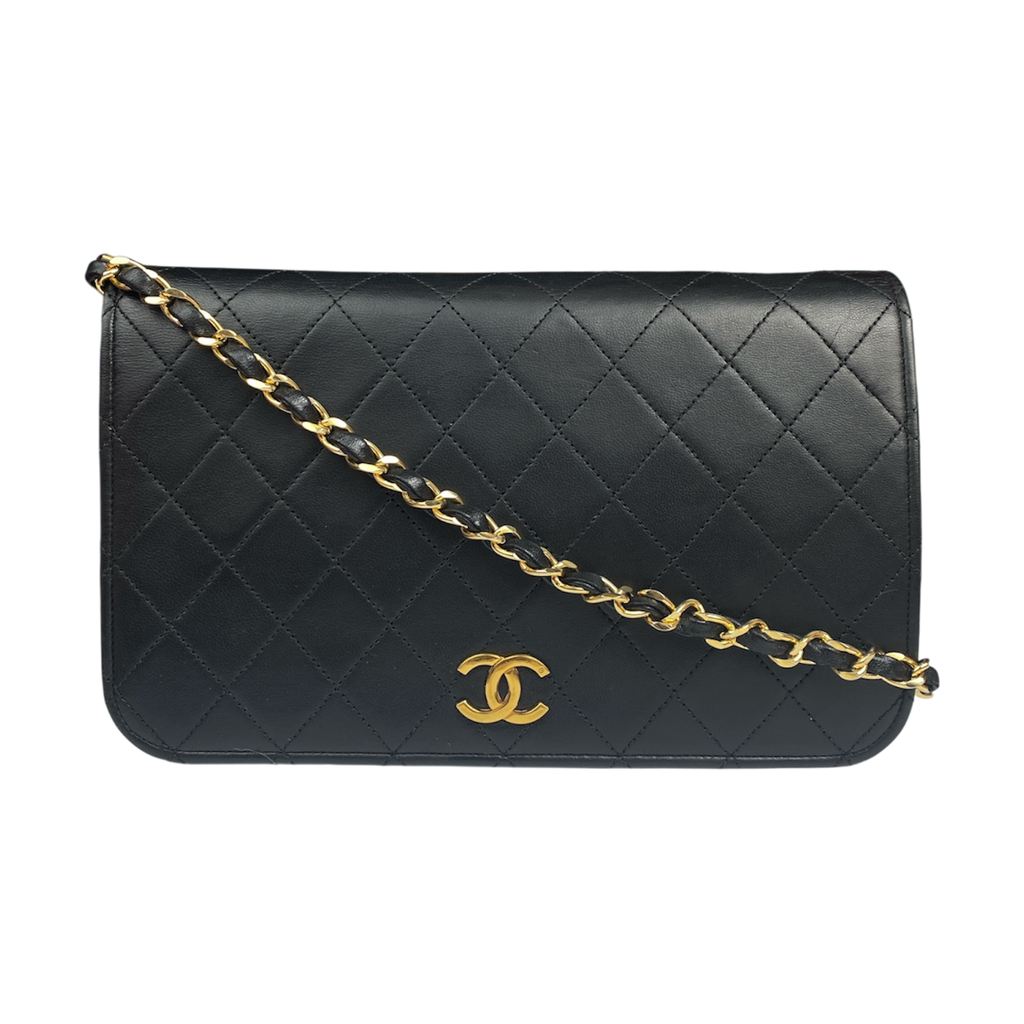 Chanel single flap 80s - certifié entrupy
