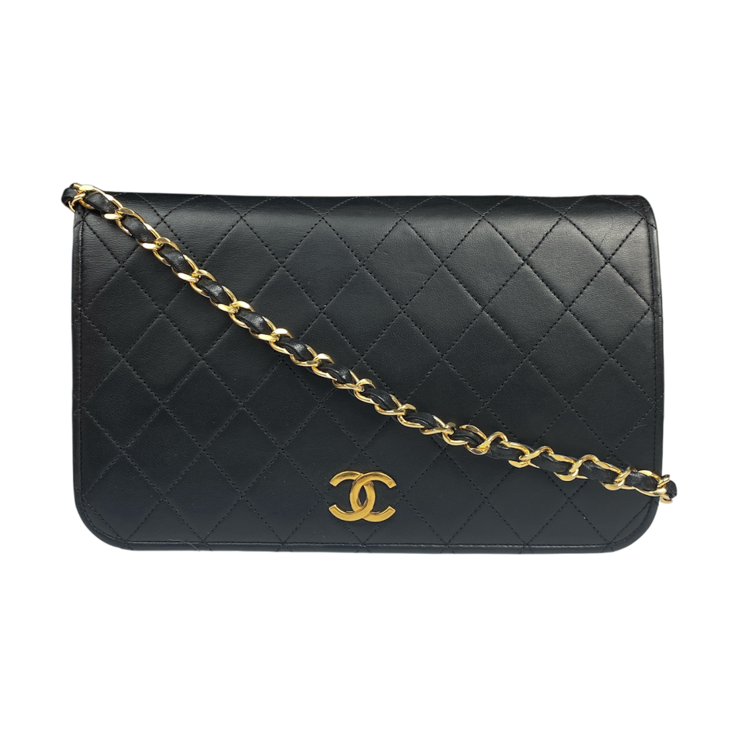 Chanel single flap 80s - certifié entrupy