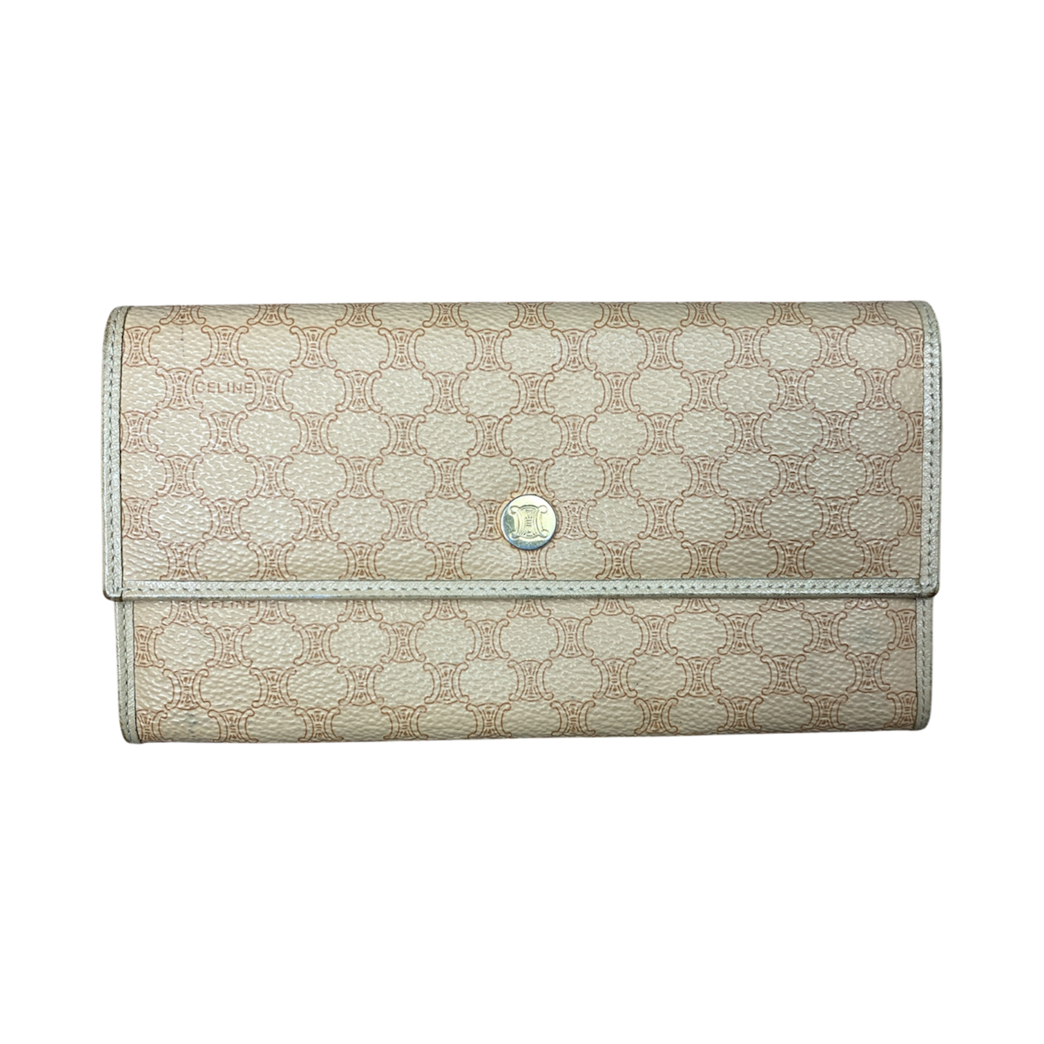 Portefeuille Compagnon Celine Macadam Triomphe - Certifiée Entrupy