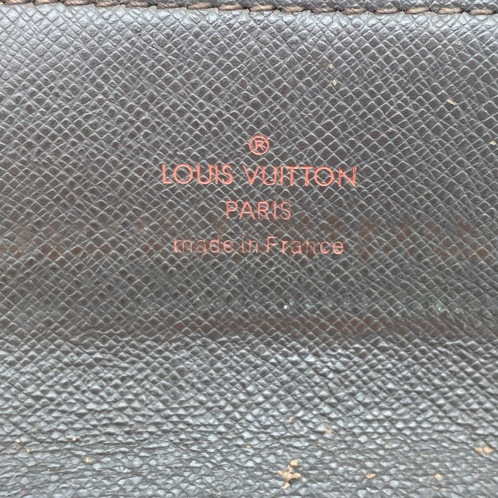 Portefeuille Louis Vuitton Accordéon Damier Ébène  full set