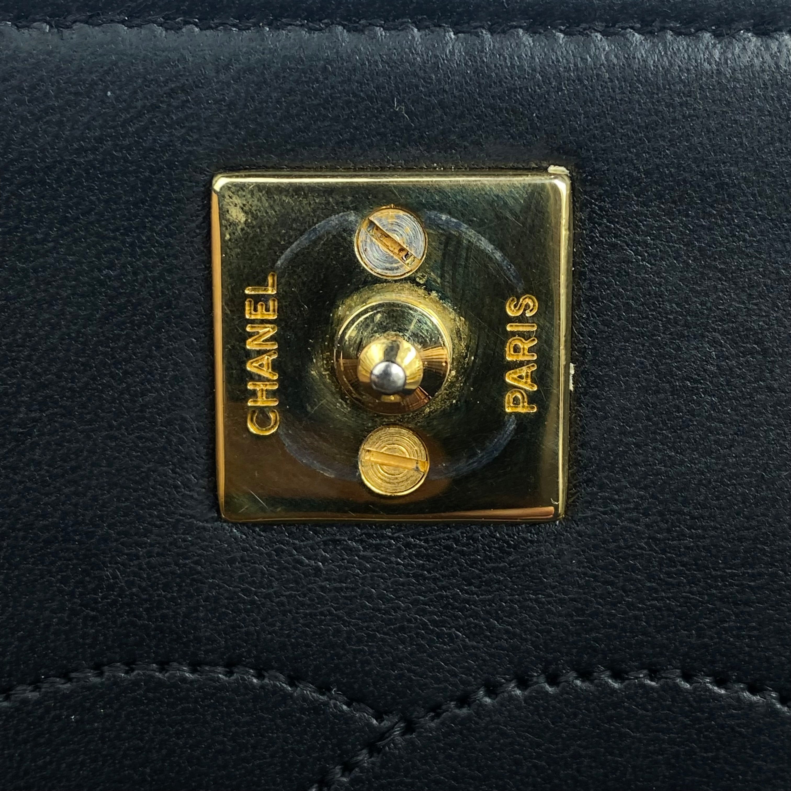 Chanel single flap 80s - certifié entrupy