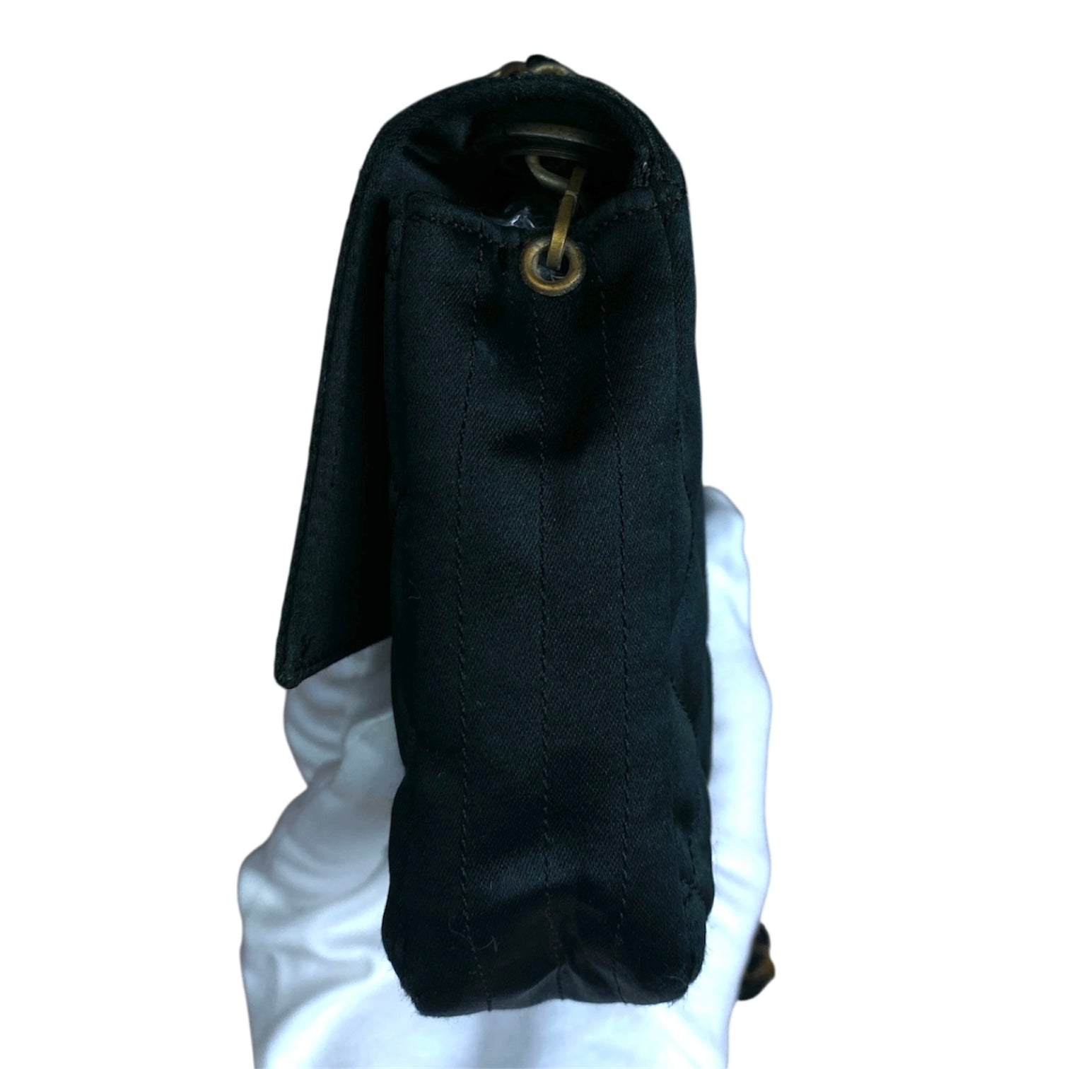 Sac Chanel Vintage Nylon Noir & Strass