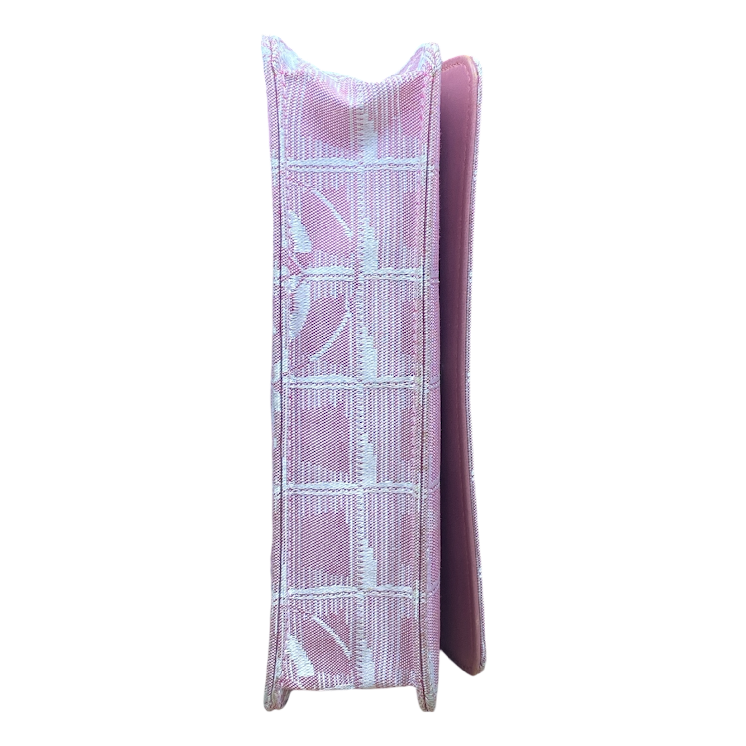 Chanel WOC — Toile Jacquard Rose