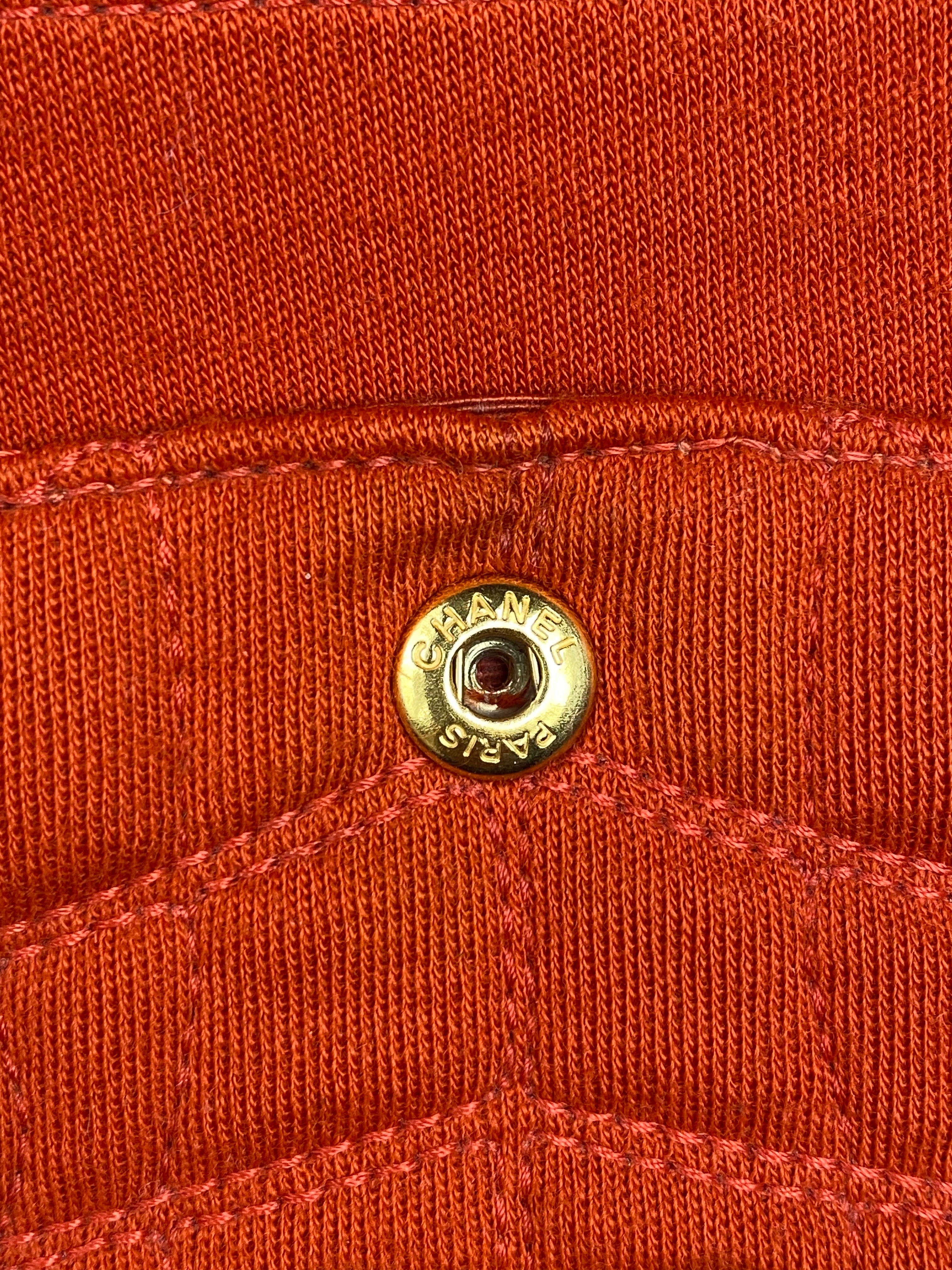 Chanel 2.55 Reissue — Édition Jersey Orange Vibrant