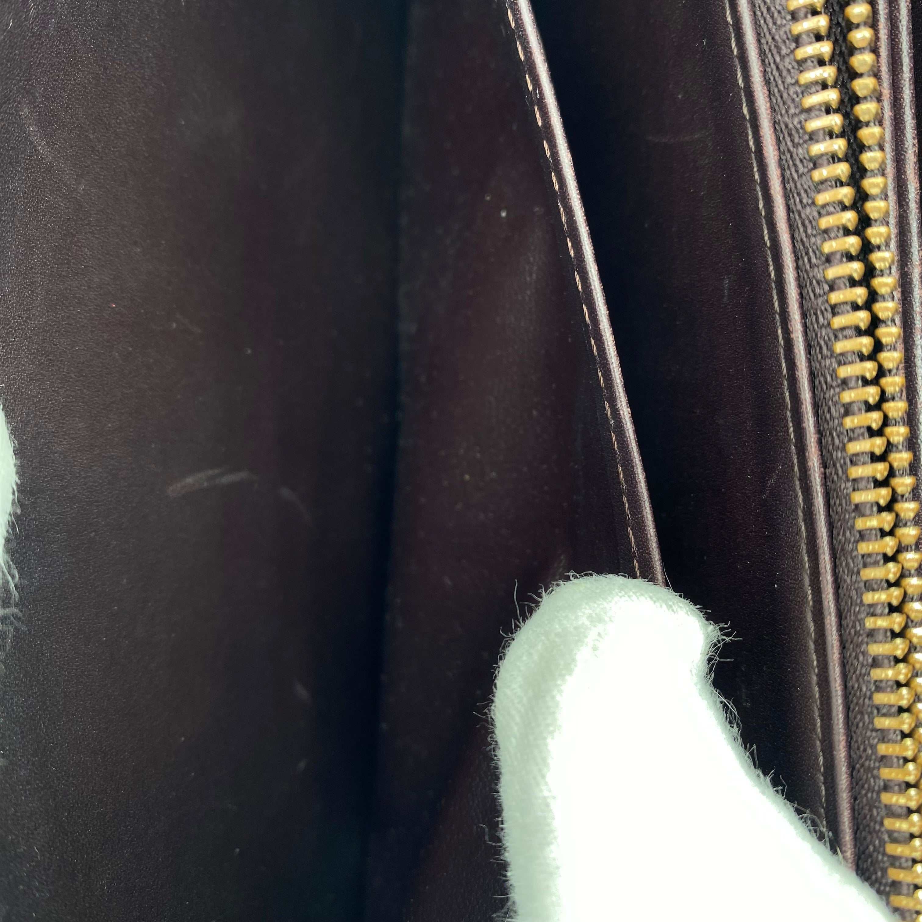 Portefeuille Louis Vuitton Zippy Wallet Vernis Amarante