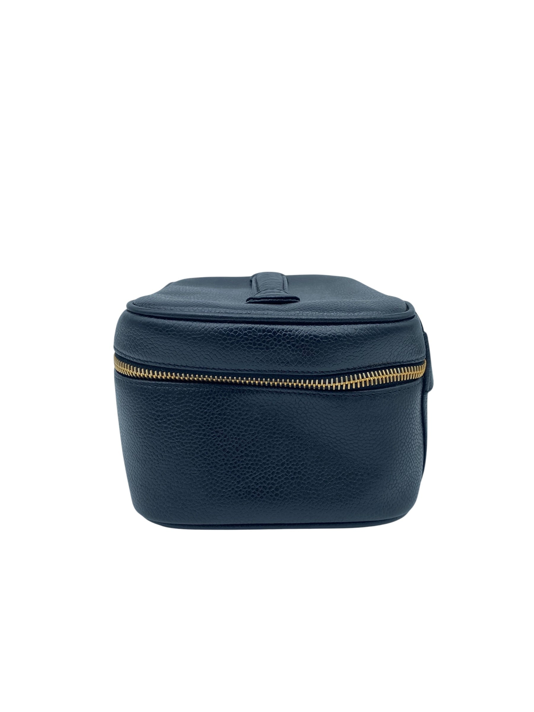 Chanel Vanity Case Vintage (1994-1996) – Cuir Caviar Noir & Or 24K