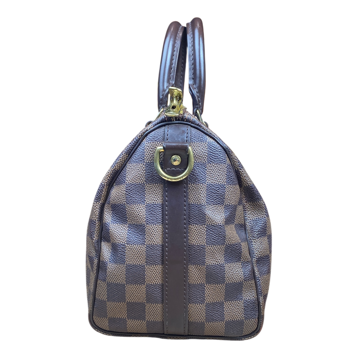 Sac Louis Vuitton Speedy 25 Bandoulière Damier Ébène