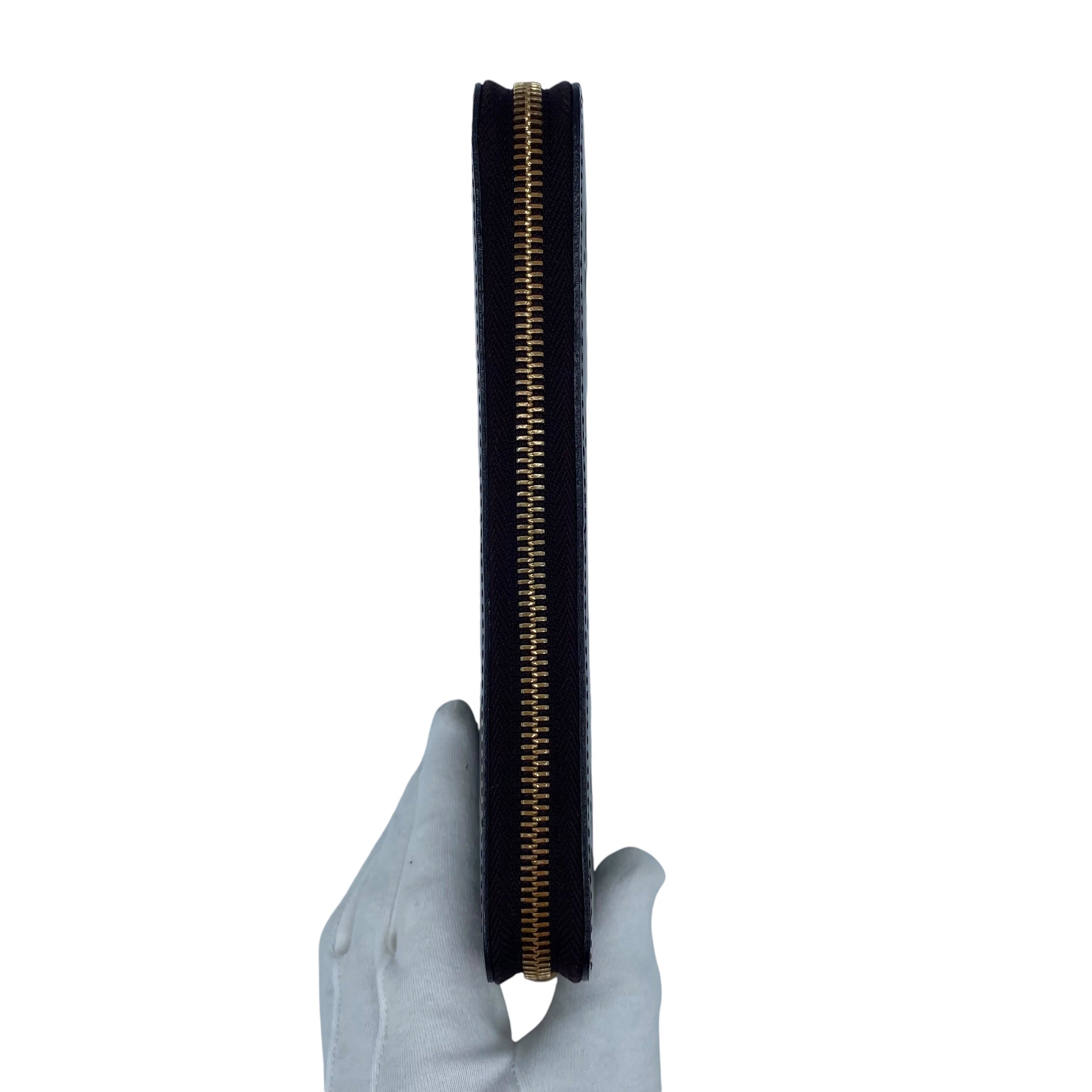 Portefeuille Louis Vuitton Zippy Wallet Vernis Amarante