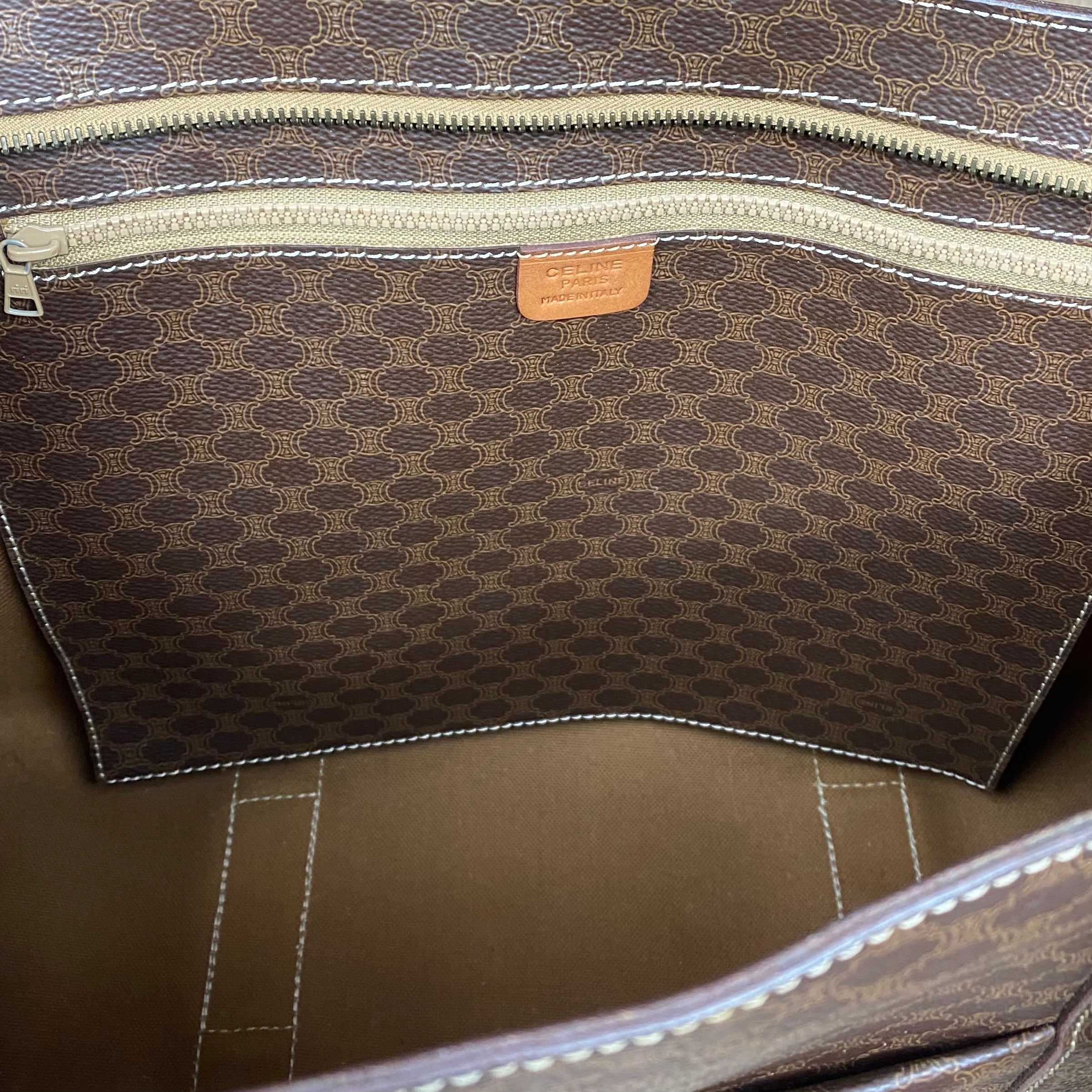 Céline Cabas Horizontal Macadam