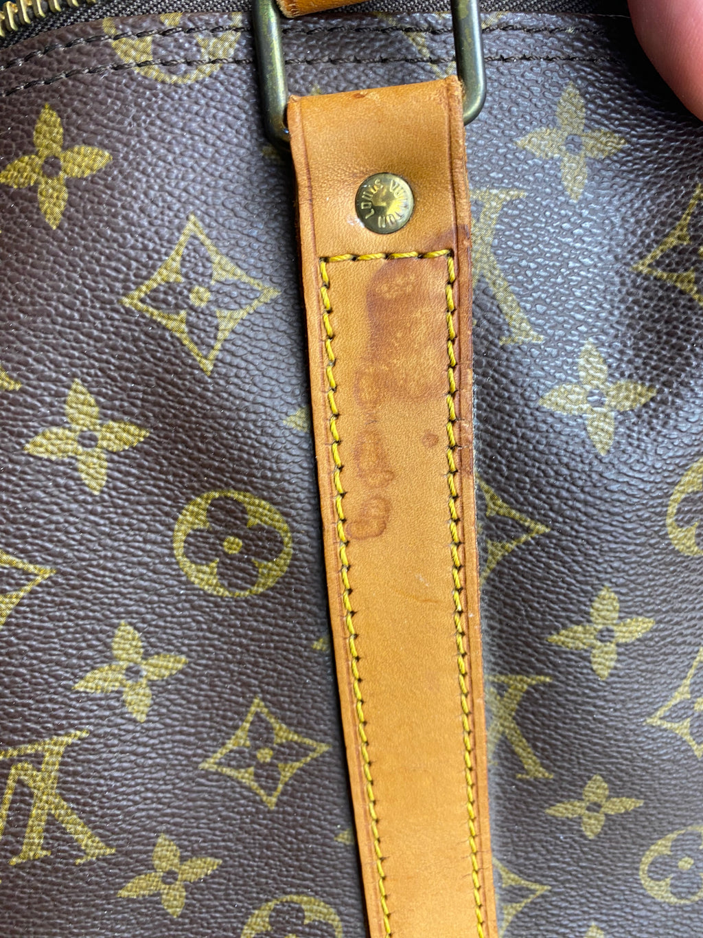 Louis Vuitton Keepall 55 Bandoulière - Certifié Entrupy