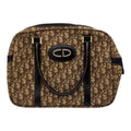 Dior Sac Boston Toile Trotter Beige Fermoir CD